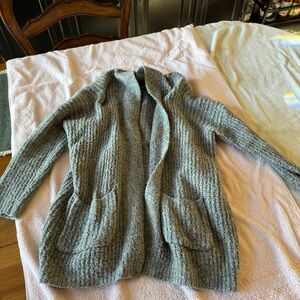Grey Dreamers Cardigan sweater, S/M- pockets